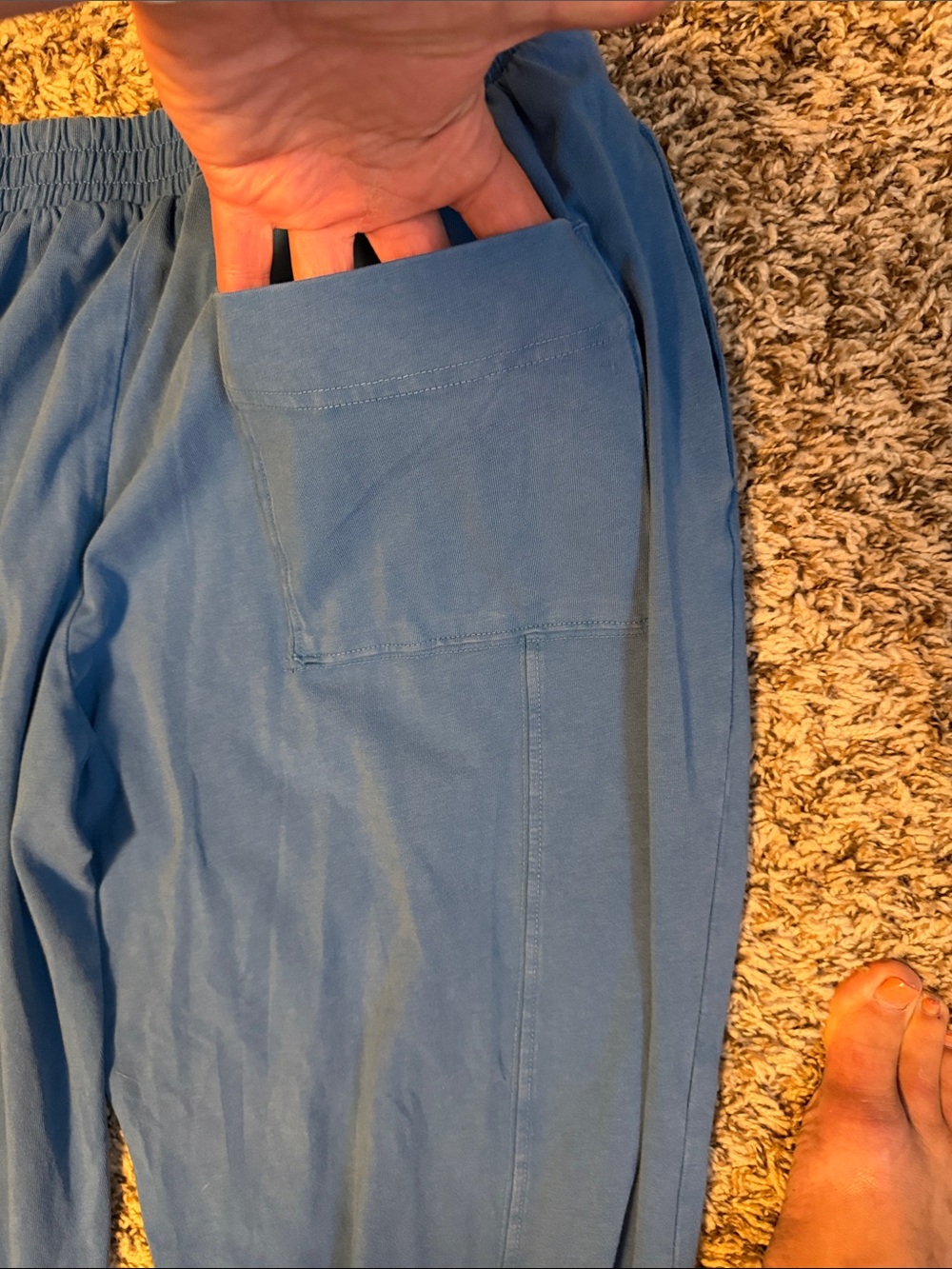 FP Movement by Free People Blue Lounge Sweatshirt & Joggers Set - Picture 7 of 11